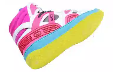 Gucci Basket High Top Red White