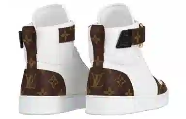 Louis Vuitton Boombox High-Top Sneakers White