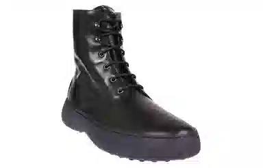 TOD'S Leather Ankle Boots Black