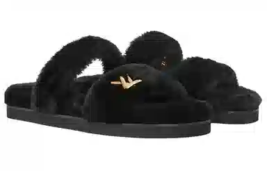Louis Vuitton Slide Sandals Black