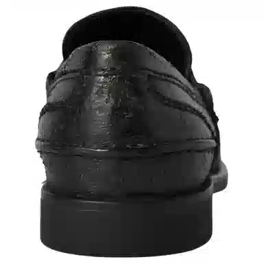 Miu Miu Leather Loafers Black