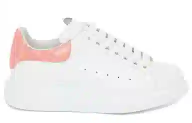 Alexander McQueen Fashion Sneakers White Pink