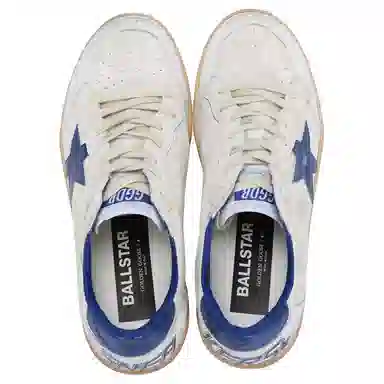 Golden Goose Ball Star White Blue