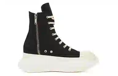 Rick Owens DRKSHDW High Top Sneakers Black White