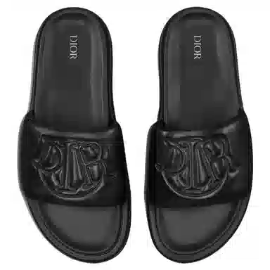 DIOR Aqua Slides Black