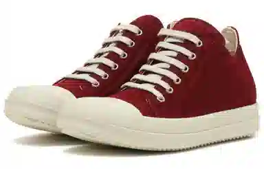 Rick Owens DRKSHDW Low Red