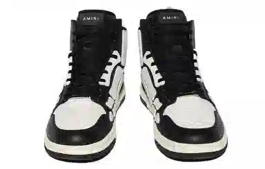 AMIRI Skel-Top Hi Black White