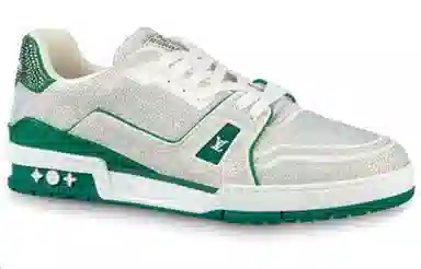 Louis Vuitton Trainer White Green
