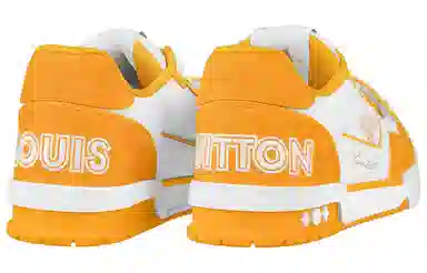 Louis Vuitton Trainer White Yellow