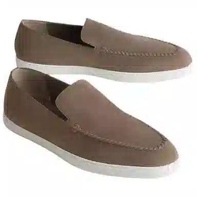 Hermes Julian Suede Loafers Brown