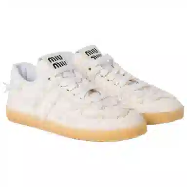 Miu Miu Low-Top Sneakers White