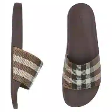 Burberry Slides Brown