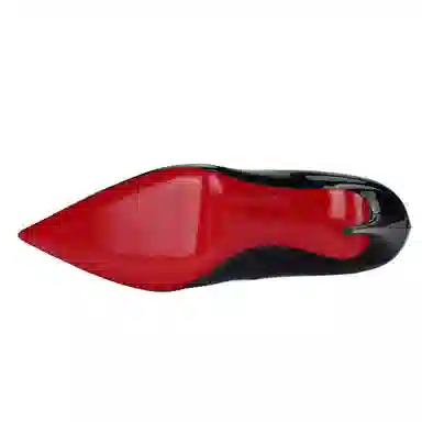 CL Kate Black Patent Heels