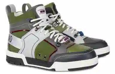 Moschino Streetball High-Top Green
