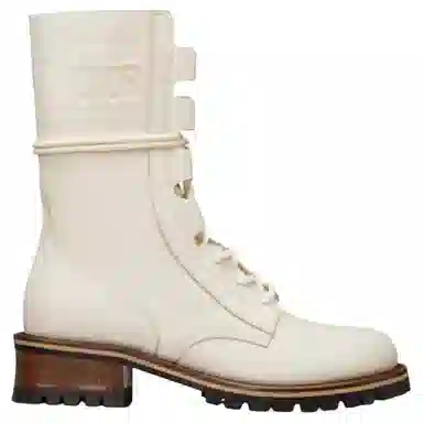 Dior Martin Boots White