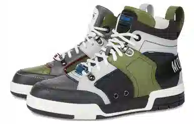 Moschino Streetball High-Top Green
