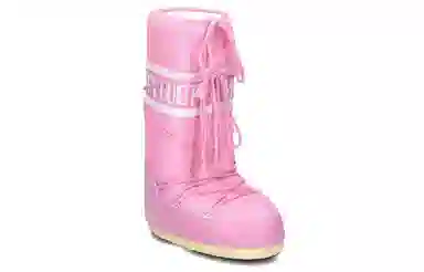 Moon Boot Fashion Mid Snow Boots Pink