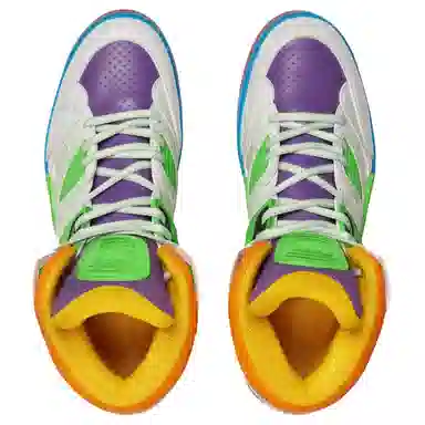 Gucci Basket High Top White Green Purple