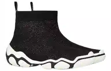 RED VALENTINO High-Top Sneakers Black