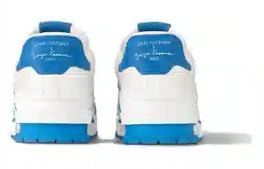 Louis Vuitton Trainer Low Lace-Up White Blue