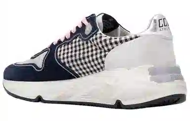 Golden Goose Running Sole White Blue