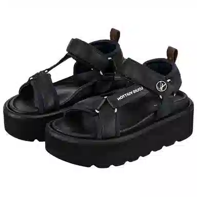 Louis Vuitton Sandals Black