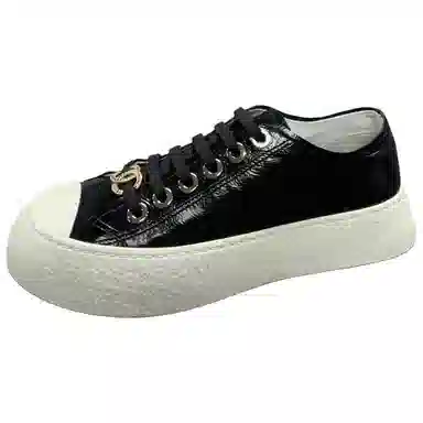 Chanel Platform Sneakers Black