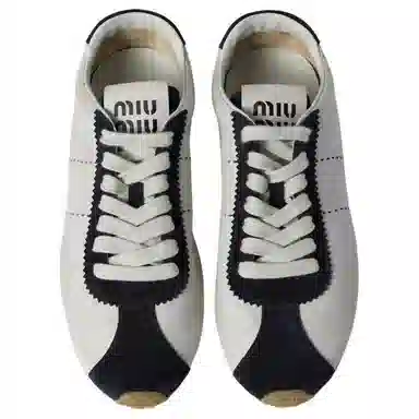 Miu Miu Plume White Blue