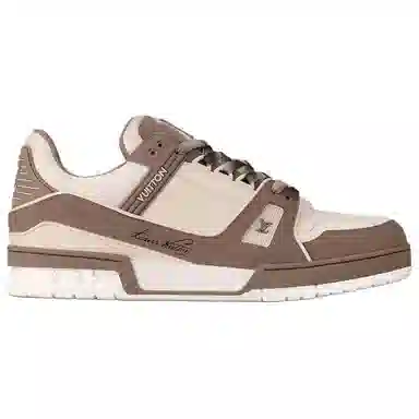 LOUIS VUITTON Trainer Low Grey Brown