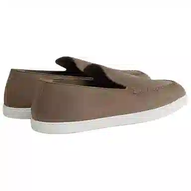 Hermes Julian Suede Loafers Brown