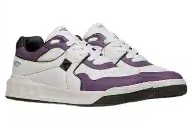 Valentino One Stud White Purple