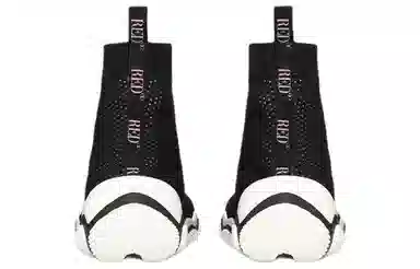 RED VALENTINO High-Top Sneakers Black