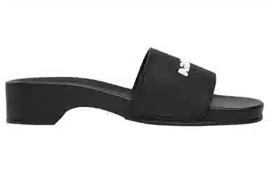 Balenciaga Pool Clog Black
