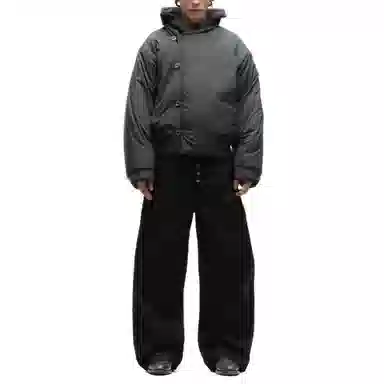 NOFAITH STUDIOS FENCING WAFFLE BOMBER JACKET