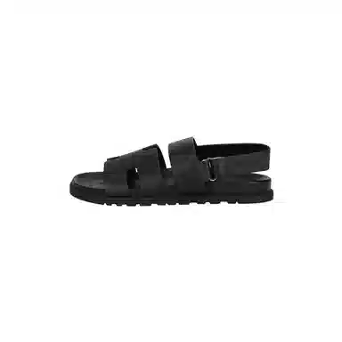 Hermes Genius Black Sandals