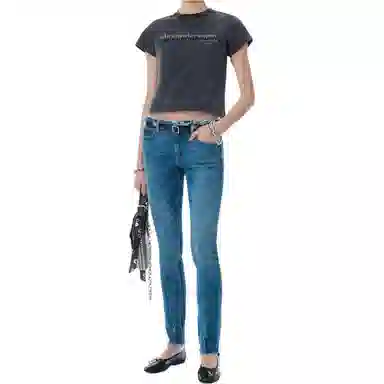 Alexander Wang SS25 Acid Wash T-Shirt