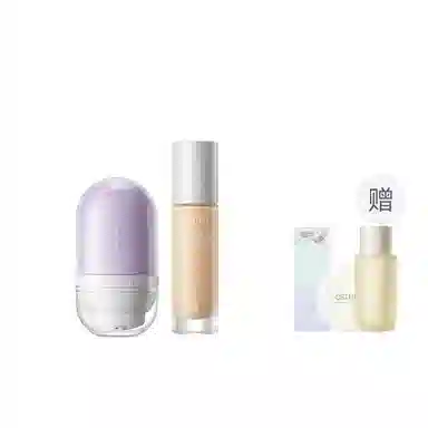 柳丝木 妆前打底 彩妆套装 奶油肌提亮肤色遮瑕 变色隔离霜+卸妆油+补水喷雾