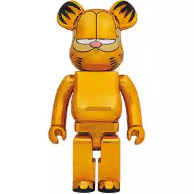 BERBRICK GARFIELD GOLD CHROME Ver 1004001000 7cm28cm70cm