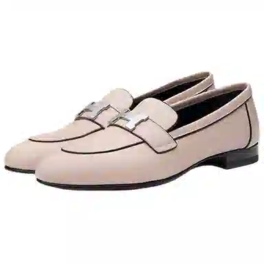 Hermes Paris Loafers Pink