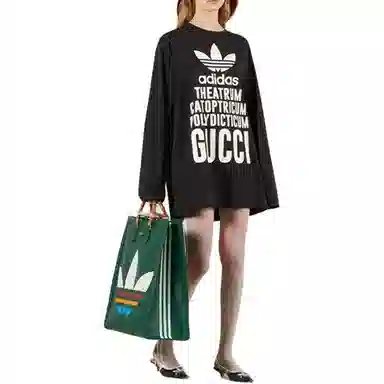 Gucci x adidas FW22 Logo Crewneck Tee