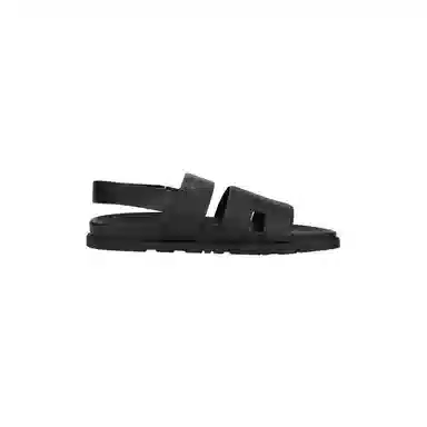 Hermes Genius Black Sandals