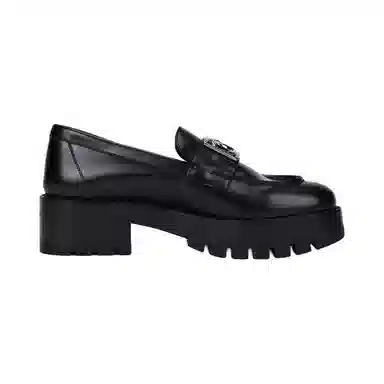 CHANEL Classic Round Toe Loafers Black