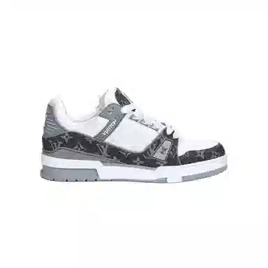 LOUIS VUITTON Trainer Grey White