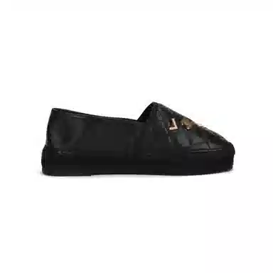 CHANEL 23C Fisherman Loafers Black