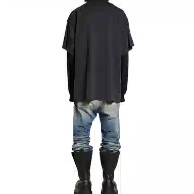Balenciaga FW24 Coal Grey Tee