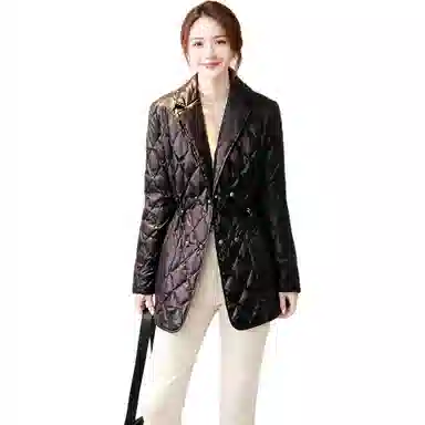 【dme】 纯色优雅气质时尚收腰高级感羽绒服 女款