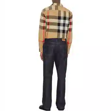 Burberry Check Shirt Beige