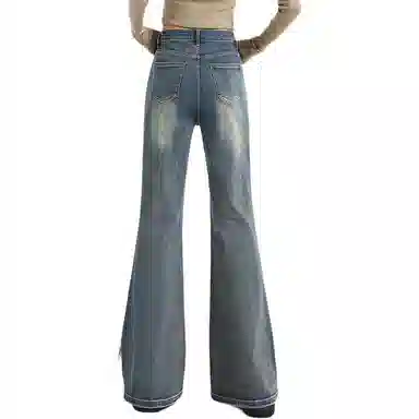 怪力萝莉 百搭时尚舒适牛仔裤 女款