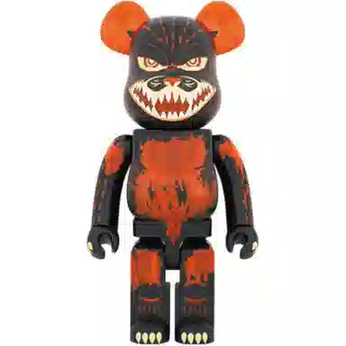 BE@RBRICK Godzilla Transparent Flame Edition