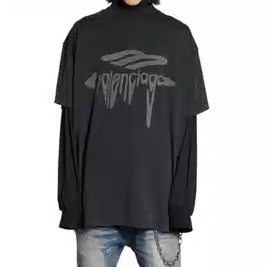Balenciaga FW24 Coal Grey Tee